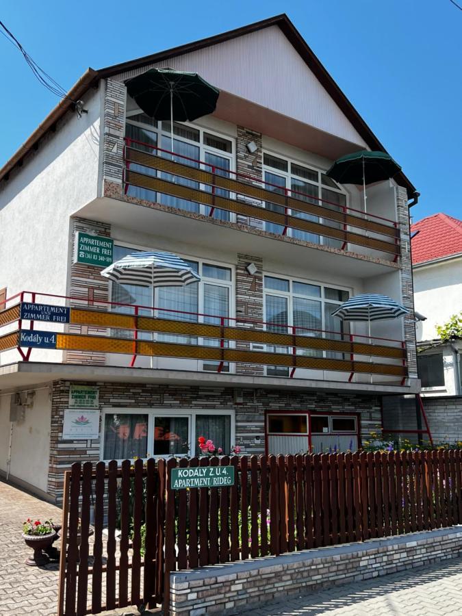 Apartment Pension Rideg Hévíz Exteriér fotografie